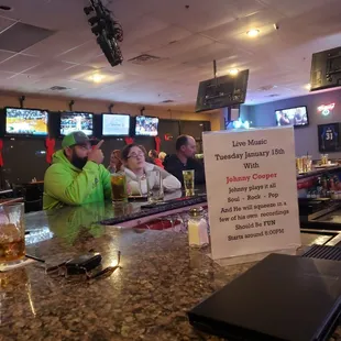 Look! A bird... a plane... no,  it's just a TV. Fun times at Franchise.