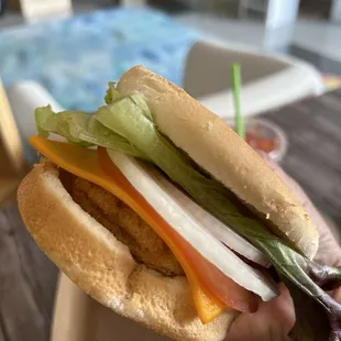 Loaded chkn sandwich!