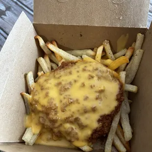 Chili cheeze fries