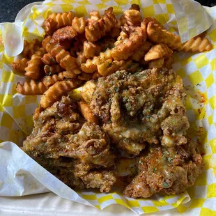 Oyster Mushroom  Basket.