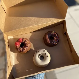 a box of doughnuts