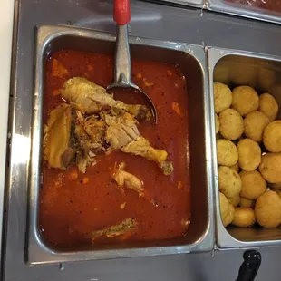 a variety of food items