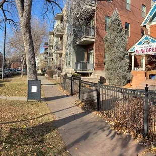 Panoramic view of the store front