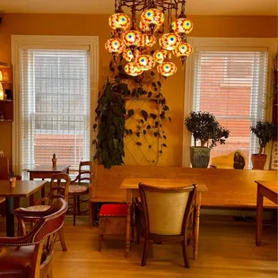 Dining room is so quaint and cute
