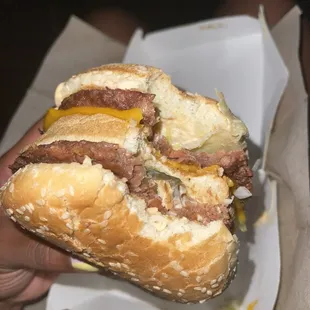Vegan Big Mac Sandwich