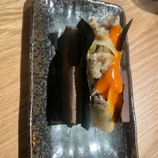 Crispy Mushroom Hand Roll