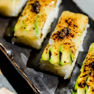 Avo with truffle miso glaze! @NOMTASTICFOODS