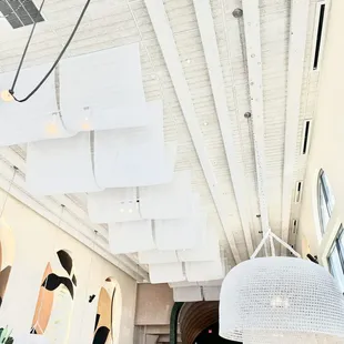 The tall ceiling at Planta Cocina.