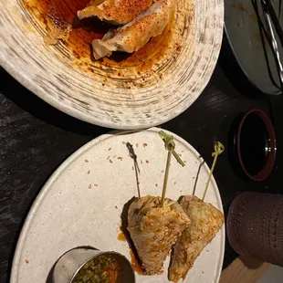 CRISPY GYOZA &amp; JACKFRUIT WINGS