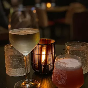 Lych Please, and a glass of Prosecco