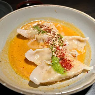 Sweet corn dumplings