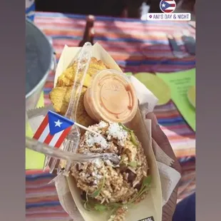 Jeffrito and arroz con gandules