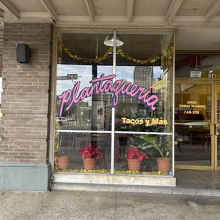 Front window..inside isn&apos;t super cute, but the food makes up for the ambiance;)
