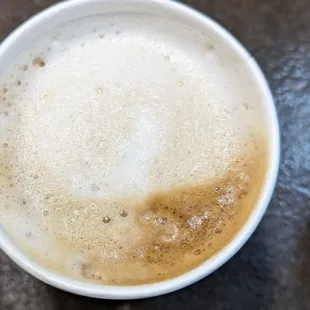 Cappuccino, from machine