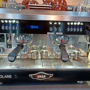 New espresso machine by Italy WEGA.