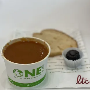 Tomato soup $ 4.50 cup