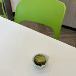 Macha butter mochi