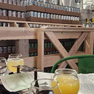 Planted flag flight of cider