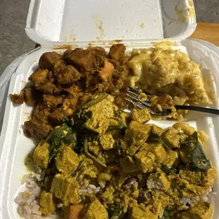 Curry chicken