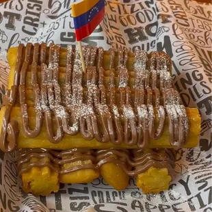 Churros with Nutella