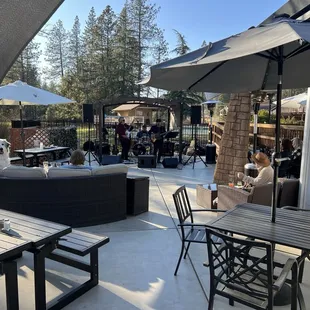 Outdoor seating