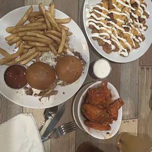 waffles, food