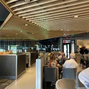 Indoor dining area