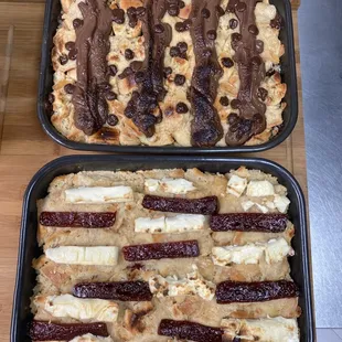 Bread Puddings! Nutella Chocolate Chip &amp; Guava and Cheese !