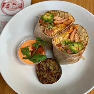 Spicy Salmon Wrap