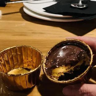 Mini cheesecake cups. Forgot to take pictures before inhaling it.