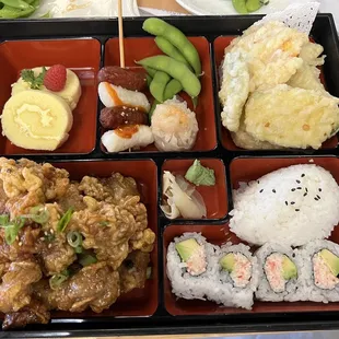 Popcorn Chicken Lunch Bento Box