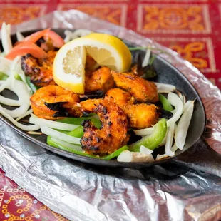 a closeup of a plate of food