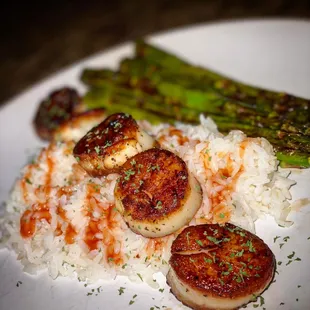 Pan Seared Bay Scallops