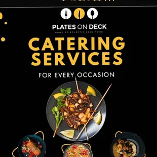 We are here for all of your holiday catering needs.  Party large or small we do them all.  Taste the soul with Plates On Deck!!!