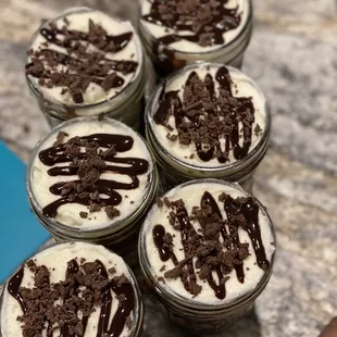 Triple Chocolate Mason Jars! 
A real customer favorite.