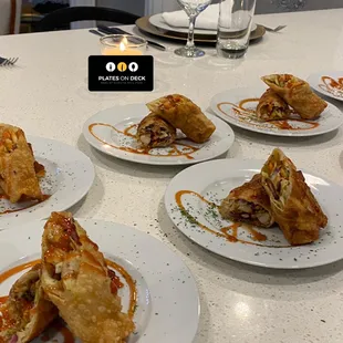 Be sure to ask about our selection for specialty egg rolls.