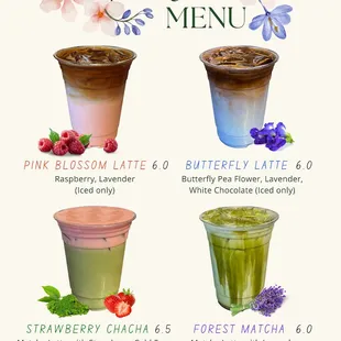 2024 Spring Drink Menu!