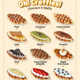 Croffles!!
Croissant X Waffle
