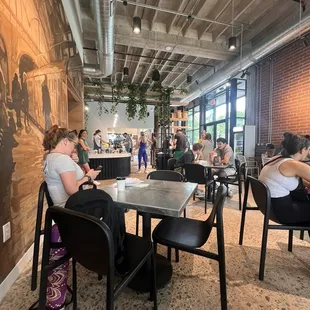 Inside seating