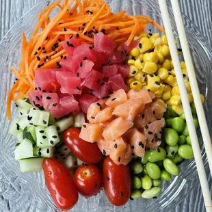 Pick two poke bowl