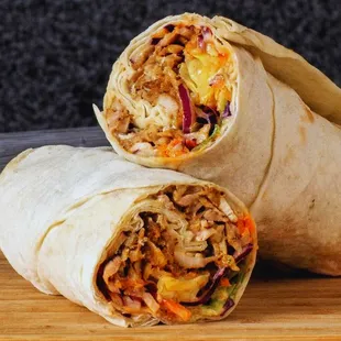 Beef Suya Wrap
