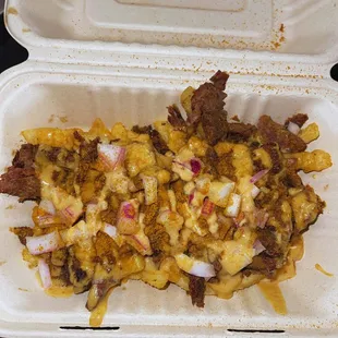 Loaded Suya Fries