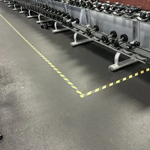 Dumbbells that have been phased out when they got to the point they were too dangerous to be used and then have never been replaced.