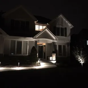 Finished job at night