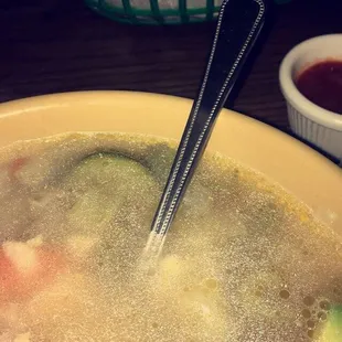 Tortilla soup is amazing:))