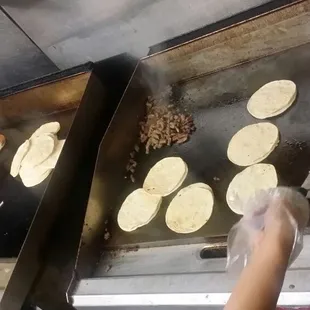 the process of making tortillas