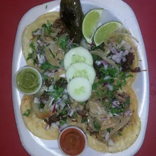 tacos regulares como en mexico