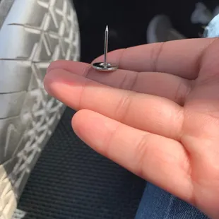 A big thumbtack