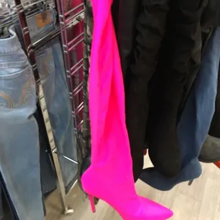 The hottest of hot pink I have ever seen. Ever. Wow.