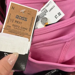 $4.99 ross tag and $7 at platos